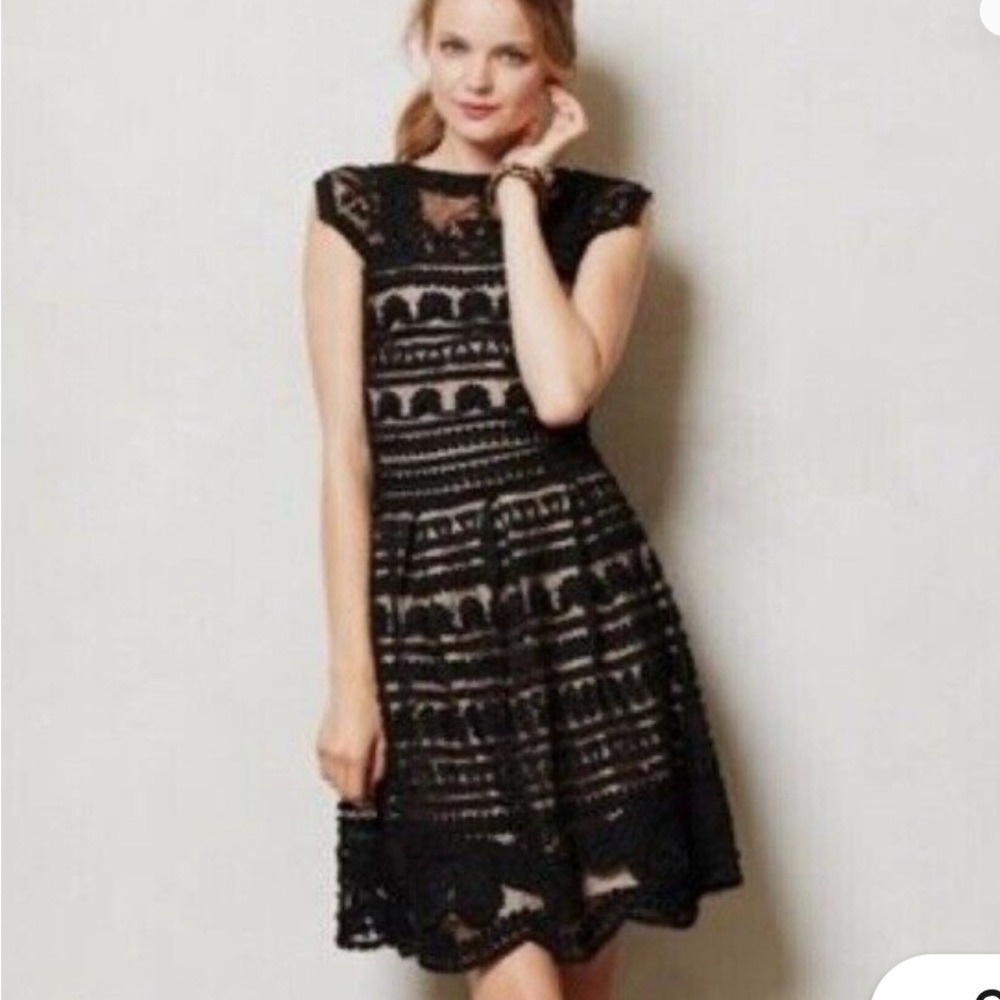 Yoana Baraschi Black Lace Dress 00P